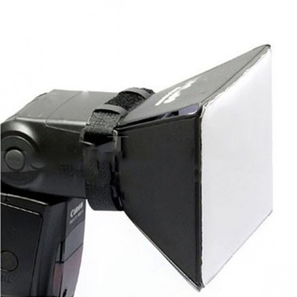 Portable Photography Mini Soft Box Softbox Kit Flash Diffuser For Canon Nikon Sunpak Pentax Sony Sigma DSLR Speedlite Flash