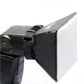 Portable Photography Mini Soft Box Softbox Kit Flash Diffuser For Canon Nikon Sunpak Pentax Sony Sigma DSLR Speedlite Flash