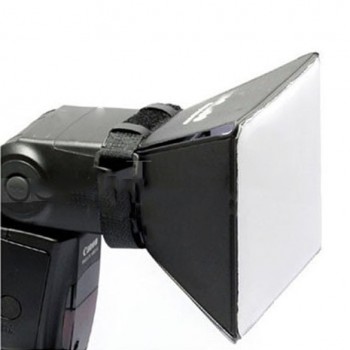 Portable Photography Mini Soft Box Softbox Kit Flash Diffuser For Canon Nikon Sunpak Pentax Sony Sigma DSLR Speedlite Flash