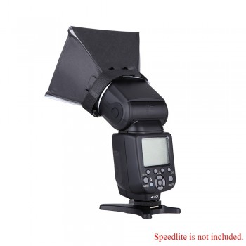 Foldable Lightweight Photo Flashlight Softbox Universal Studio Photographic Flash Light Diffuser Soft Box For Sony For Canon