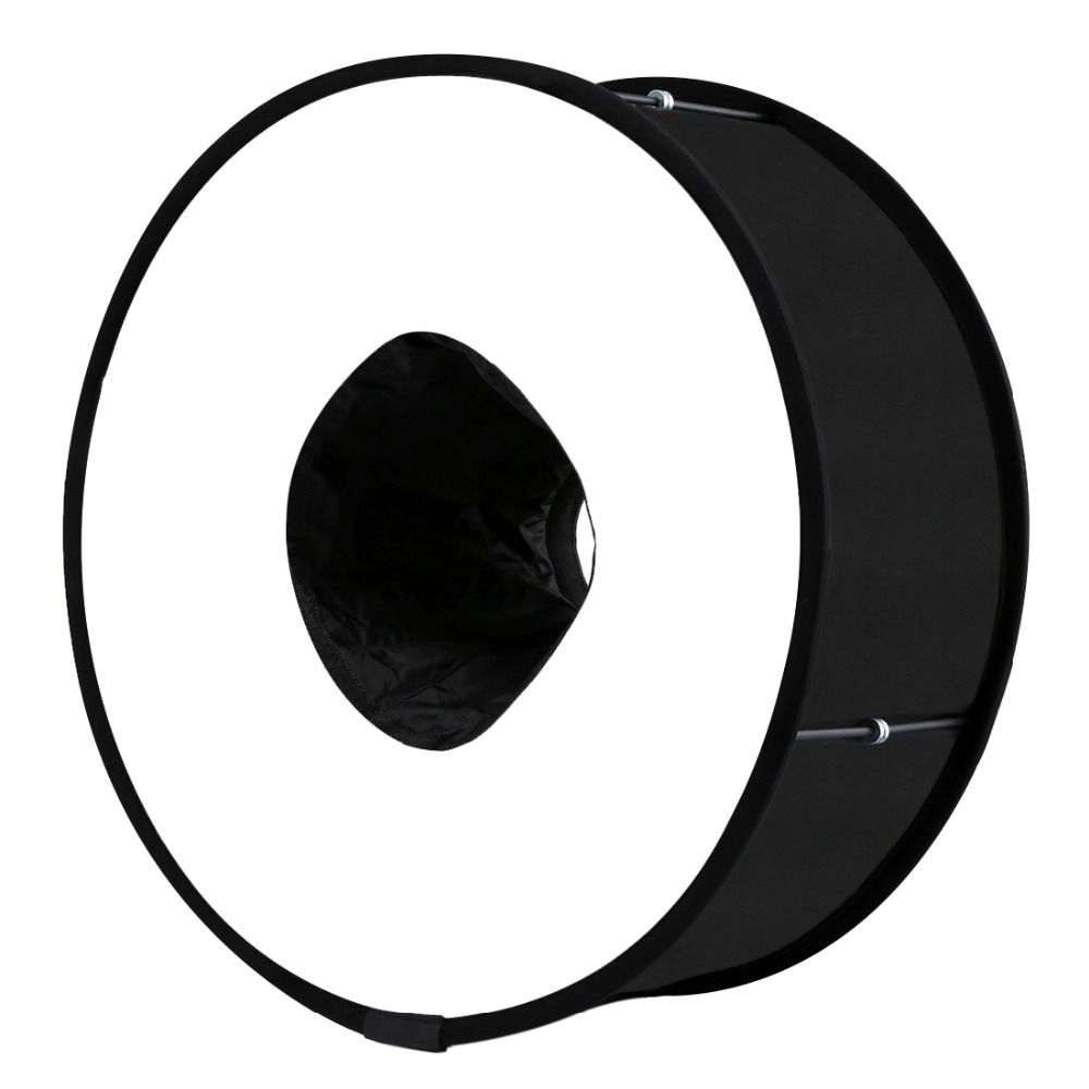 PULUZ 45cm Ring Softbox Speedlight Ruond Style Flash Light Shoot Soft box Foldable Soft Flash Light Diffuser JUN15