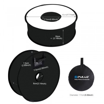 PULUZ 45cm Ring Softbox Speedlight Ruond Style Flash Light Shoot Soft box Foldable Soft Flash Light Diffuser JUN15