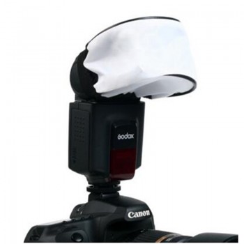 Foleto Flash Diffuser Camera Soft Diffuser Speedlite for canon nikon Yongnuo Godox Flash Light 580EX II 600EX RT SB800 SB600 430