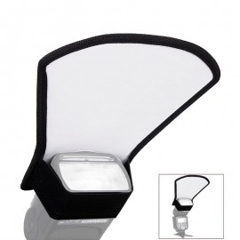 HOT Two Sides Flash Diffuser Softbox Silver/White Reflector for Canon Nikon YN LG DSLR Camera Drop shipping