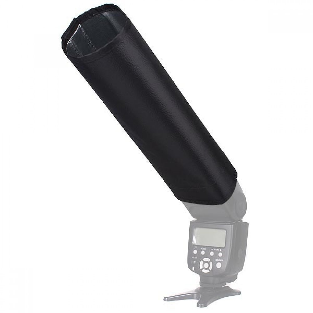 Flash Diffuser Foldable Spotlighting Cloth  Bender Light Beam Snoot Softbox Tube for Nikon Canon Yongnuo Speedlite Flash