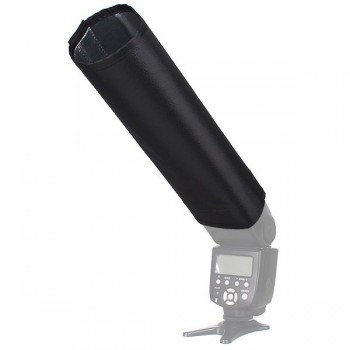 Flash Diffuser Foldable Spotlighting Cloth  Bender Light Beam Snoot Softbox Tube for Nikon Canon Yongnuo Speedlite Flash