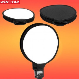 30cm Flash Softbox Diffuser Black/white For All Canon Nikon sony Pentax GODOX Pixel VILTROX JY-680A YONGNUO Flash Speedlight