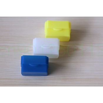3pcs Silicon flexible Flash Bounce Diffuser Softbox White+Yellow+Blue for Nikon SB700/Nissin Di622/Di700 HVL-F60AM Flash light