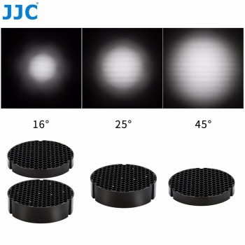 JJC Flash Light Honeycomb Grid Photographic Speedlight Photo Studio Accessories for CANON 580EX II/600EX RT/YONGNUO YN-600EXII