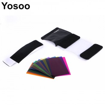 12pcs Colorful Strobist Flash Color Card Gels Filter Card Lighting Diffuser Filter Lighting For Lighting Effect Color Correction