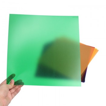 Freya 8Pcs/Set 12 Inch 8 Color PET Gel Filter For Strobe Light Photography Flash Studio Lightin Transparent Flash Diffuser Light