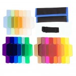 20 Color SE-CG20 FLash/Speedlite/Speedlight Color Gels Filter 20pc w/ Gels-
