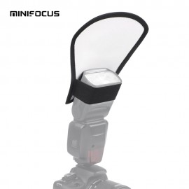 2-in-1 Two-Sides Flash Reflector Diffuser Softbox Silver / White for Canon Nikon Pentax Yongnuo Speedlite Accessories Universal