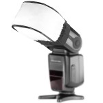 Pro Universal Soft Mini Flash Bounce Diffuser Cap for On Camera or Off Camera Flash Gun, for Canon, Nikon, Sony, Olympus Flashes