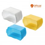 3pcs/lot 3 color Flash Bounce Diffuser Set for Canon 580EX II Yongnuo YN560 YN-565EX YN568EX Godox V850 V860C TT685 TT600 TT520