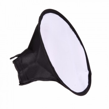20cm Round Flash Softbox Diffuser Speedlight Mini Soft Box for GODOOX V860II V860 V850II V850 TT685 TT600 TT350 TT560 TT680
