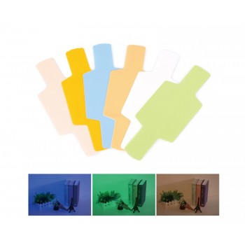 Viltrox 20pcs Flash Speedlite Color Gels Filters for Canon Nikon Yongnuo Godox Sony Meike Flash Speedlite Speedlight