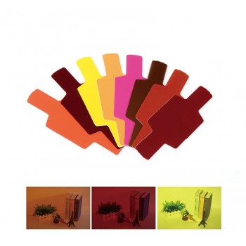 Viltrox 20pcs Flash Speedlite Color Gels Filters for Canon Nikon Yongnuo Godox Sony Meike Flash Speedlite Speedlight
