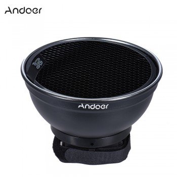 Andoer 5.9 (15cm) Silver Beauty Dish Diffuser Honeycomb for Neewer Canon Nikon Photography On-camera Flash Speedlite Speedlight