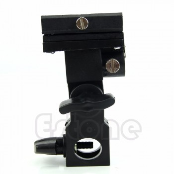 Hot Shoe Swivel Mount Photo Umbrella Holder Bracket B Flash Adapter Light Stand