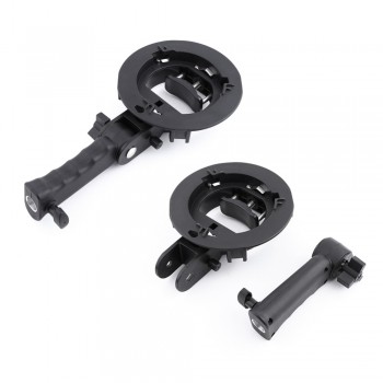 S-Type Flash Bracket + Handheld Grip Mount Holder Photo Accessories For Photo Cameras 4 Hot Shoes for Flash