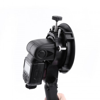 S-Type Flash Bracket + Handheld Grip Mount Holder Photo Accessories For Photo Cameras 4 Hot Shoes for Flash