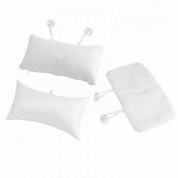 Shellhard Bathtub Pillow Spa Bath Cushion Head Neck Rest Relax With Suction Cup Anti-slip