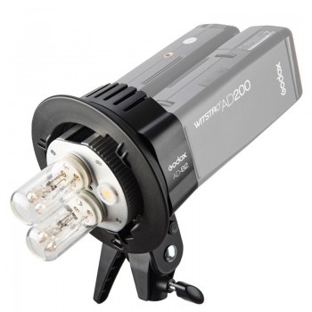 Godox AD-B2 Bowens Mount double tubes Light Head Bracket for AD200 Portable Flash Speedlite