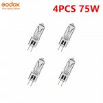 Godox 4x 75W 230V Flash Tube Lamp Bulb For GODOX 180W, 250W, 300W Smart Strobe Flash Studio Light