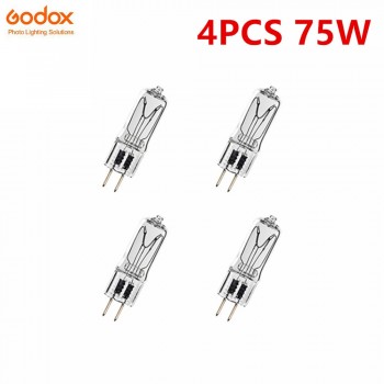Godox 4x 75W 230V Flash Tube Lamp Bulb For GODOX 180W, 250W, 300W Smart Strobe Flash Studio Light