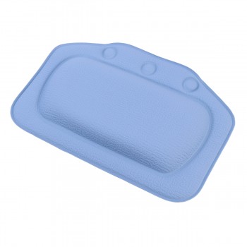 1pc Bathroom Bathtub Soft Spa Bath Pillow Bath Spa Neck Sponge Relaxing Headrest Waterproof Cushion With Suction Cups