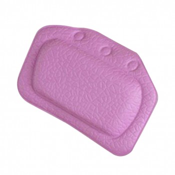 1pc Bathroom Bathtub Soft Spa Bath Pillow Bath Spa Neck Sponge Relaxing Headrest Waterproof Cushion With Suction Cups