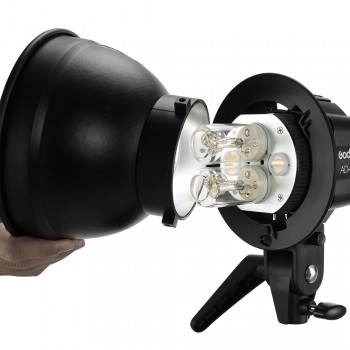 Godox AD-B2 Bowens Mount double tubes Light Head Bracket for AD200 Portable Flash Speedlite