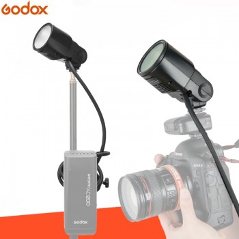 Godox H200R Flash Head+EC200 +AK-R1 Barn Door, Snoot, Color Filter, Reflector, Honeycomb, Diffuser Ball Kits for AD200 flash