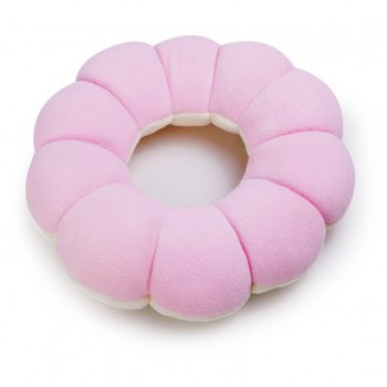 Soft Plush Breathable Flower Shaped Donut Ring Seat Cushion Office Chair Stool Couch Cushion Pillow