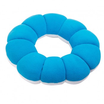 Soft Plush Breathable Flower Shaped Donut Ring Seat Cushion Office Chair Stool Couch Cushion Pillow
