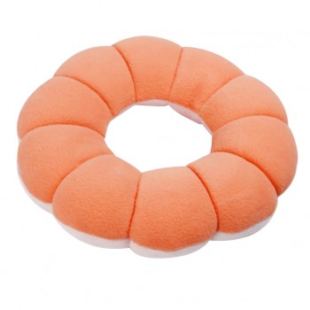 Soft Plush Breathable Flower Shaped Donut Ring Seat Cushion Office Chair Stool Couch Cushion Pillow