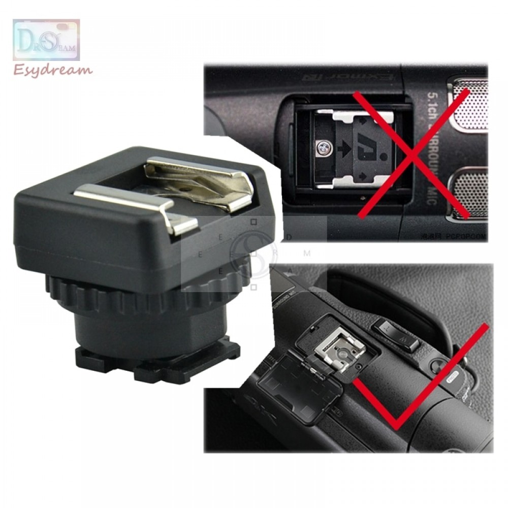 MSA-MIS Standard Hot Cold Shoe Adapter Converter For Sony Multi Interface Shoe DV  Camcorder Mount