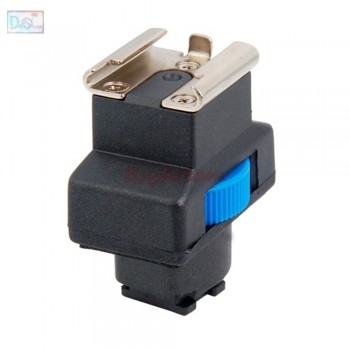 Blue Mini Standard Hot Cold Shoe Hotshoe Adapter Converter for Sony Active Interface Shoe DV Camcorder Mount