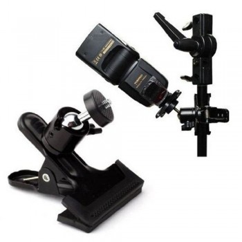 Kaliou Tripod Head Multi-function Clip Clamp Holder Mount With Standard Ball Head 1/4 Screw Photography Accessory for Camera DS