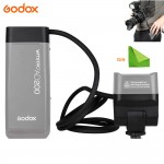 Godox EC200 200W Extension Flash Head for Godox AD200 Flashpoint 1.85m Long Extend Cable with AD200 Bare Bulbs Speedlite Head