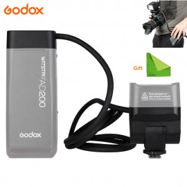 Godox EC200 200W Extension Flash Head for Godox AD200 Flashpoint 1.85m Long Extend Cable with AD200 Bare Bulbs Speedlite Head