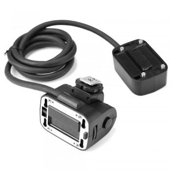 Godox EC200 200W Extension Flash Head for Godox AD200 Flashpoint 1.85m Long Extend Cable with AD200 Bare Bulbs Speedlite Head