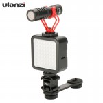 Ulanzi PT-3 Metal Extention Bar Flash Light Bracket with 3 Cold Shoe Mounts for Zhiyun for DJI for Feiyu Gimbals Accessories