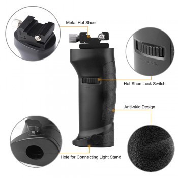 Godox FG-40 Anti-Slip Surface Flash Handle Hot Shoe Flash Grip Professional Flash Holder for Godox Speedlite Flash AD200 AD360
