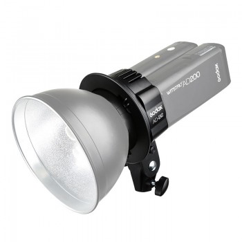 Godox WITSTRO AD-B2 AD200 Dual Power Flash Head Bowens Mount Double Tube Light Head Bracket for AD200 Flash Speedlite