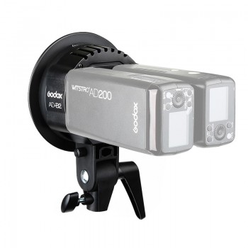 Godox WITSTRO AD-B2 AD200 Dual Power Flash Head Bowens Mount Double Tube Light Head Bracket for AD200 Flash Speedlite