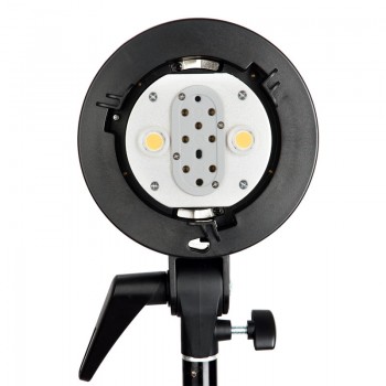 Godox WITSTRO AD-B2 AD200 Dual Power Flash Head Bowens Mount Double Tube Light Head Bracket for AD200 Flash Speedlite