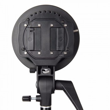 Godox WITSTRO AD-B2 AD200 Dual Power Flash Head Bowens Mount Double Tube Light Head Bracket for AD200 Flash Speedlite