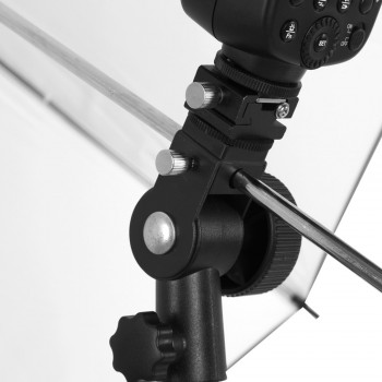 Godox Camera Flash Speedlite Mount Swivel Light Stand Bracket with Umbrella Reflector Holder for Camera DSLR